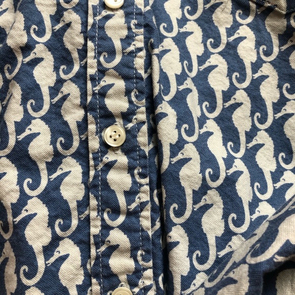Seahorse JCrew Button Down, Small - Picture 5 of 5